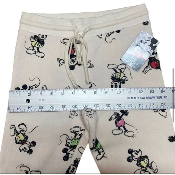 Disney Mickey Mouse Juniors Fleece Jogger Sweatpants Pants World Parks Travel - Picture 11 of 14